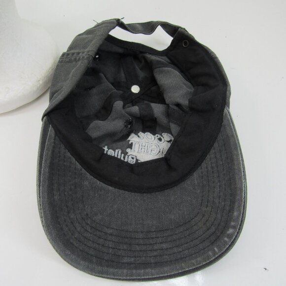 Coors Light The Silver Bullet Embroidered Logo Men's Gray Adj Strap Back Cap Hat - Picture 7 of 8